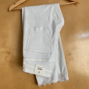 NWT Agolde Sophie Crop Hi Rise - 27 - White Jeans